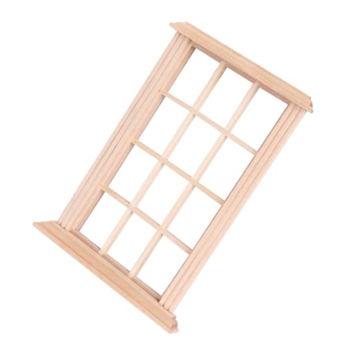 VANZACK Holzfenster Simulierte Gitterfensterrahmen Für Puppenhaus Miniaturfensterzubehör Für Kreative Gestaltung Im Puppenhaus Und Mikro Dekoration VANZACK Holzfenster Simulierte Gitterfensterrahmen Für Puppenhaus Miniaturfensterzubehör Für Kreative Gestaltung Im Puppenhaus Und Mikro Dekoration von VANZACK