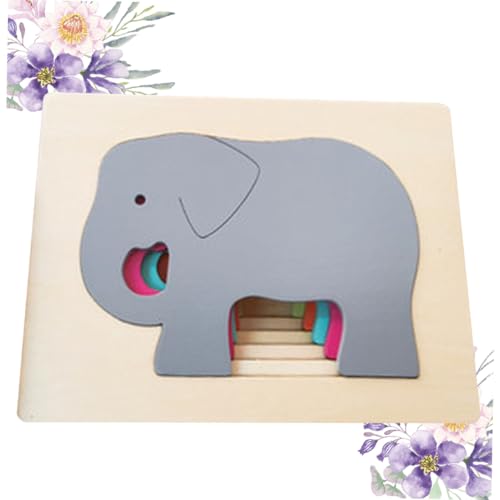 VANZACK Holzpuzzle Lernspielzeug Bunte Tierformen Mehrschichtige Farbverlauf Motorik für Vorschulkinder Jungen Mädchen VANZACK Holzpuzzle Lernspielzeug Bunte Tierformen Mehrschichtige Farbverlauf Motorik für Vorschulkinder Jungen Mädchen von VANZACK