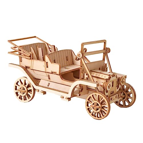 VANZACK Holzpuzzle Modell Auto DIY Bastelset für Handgefertigtes Puzzle Kreativität und Motorischen Fähigkeiten für Jungen und Mädchen von VANZACK