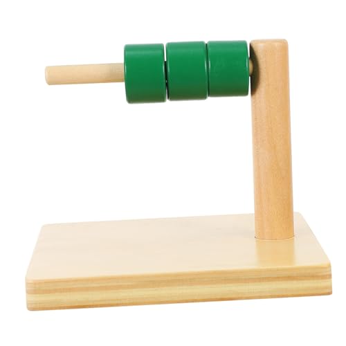 VANZACK Holzspielzeug Säulen Lernspielzeug Montessori Hand Auge Koordination und Raumvorstellung Pädagogisches für Frühe Bildung und Spielerisches Lernen von VANZACK