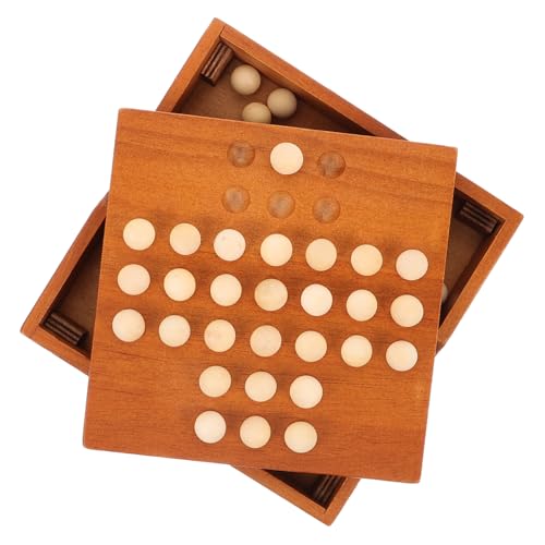 VANZACK Holzspielzeug für Erwachsene Klassisches Denkspiel mit Einzelnen Schach Peg für Familien und Freunde für Große und Brettspiel Enthusiasten VANZACK Holzspielzeug für Erwachsene Klassisches Denkspiel mit Einzelnen Schach Peg für Familien und Freunde für Große und Brettspiel Enthusiasten von VANZACK