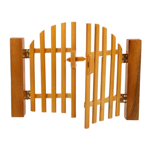 VANZACK Holztor Für Puppenhaus Dekoratives Miniaturzaun Accessoire Realistische Tordekoration Öffnendes Holztor Für Kreative Szenen Zubehör Für Miniaturmodelle VANZACK Holztor Für Puppenhaus Dekoratives Miniaturzaun Accessoire Realistische Tordekoration Öffnendes Holztor Für Kreative Szenen Zubehör Für Miniaturmodelle von VANZACK