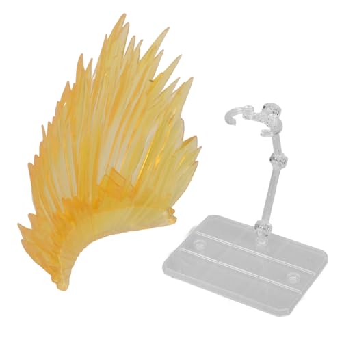 VANZACK Innovativer Action Figure Transparent Gelb Feuer Display Basis für Anime Figuren Zubehör Modellständer zur Eindrucksvollen Präsentation von Sammelfiguren VANZACK Innovativer Action Figure Transparent Gelb Feuer Display Basis für Anime Figuren Zubehör Modellständer zur Eindrucksvollen Präsentation von Sammelfiguren von VANZACK