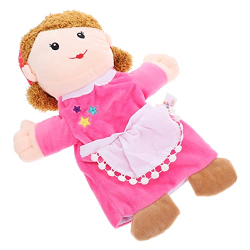 VANZACK Interaktive Handpuppe Mama Weiche Spielzeugfigur Für Kindergarten Geschichtenerzählen Und Eltern Spiele Für Puppentheater Und Kreative Rollenspiele von VANZACK