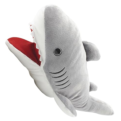 VANZACK Interaktive Plüschhai Handpuppe Für Entzückendes Handspielzeug Aus Weichem Material Für Rollenspiele Und Früherziehung Simulationstiermodell Tierpuppe VANZACK Interaktive Plüschhai Handpuppe Für Entzückendes Handspielzeug Aus Weichem Material Für Rollenspiele Und Früherziehung Simulationstiermodell Tierpuppe von VANZACK