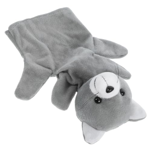VANZACK Interaktive Tier Handpuppe Aus Plüsch Katzen Handpuppe Für Monate Tierische Fingerpuppen Für Kreatives Geschichtenerzählen von VANZACK