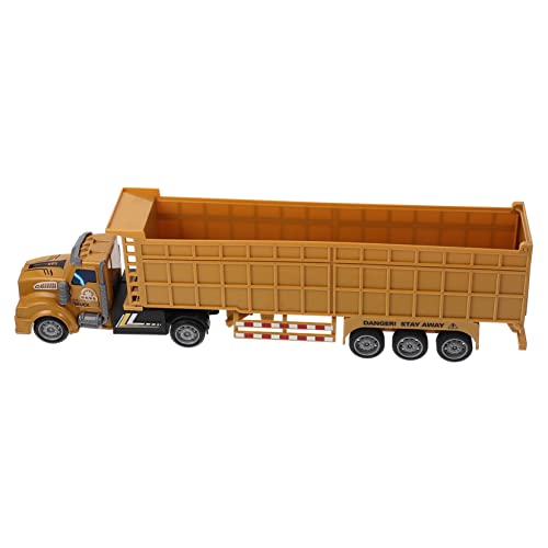 VANZACK Spielzeug-LKW-Modell Aus Großer Transporter Mit Anhänger Auto Spielzeug Für Jungen Dekorative Statuette Für Esstisch Und Büro von VANZACK