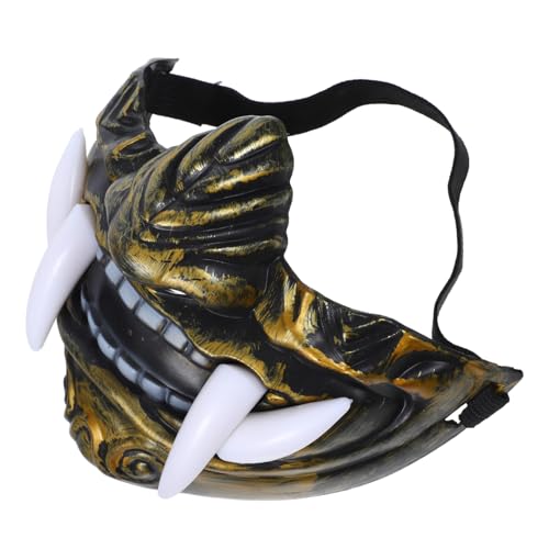 VANZACK Japanische Cosplay Maske aus Robustem Detailreiche Horror Party Maske mit Gruseligem Dämonengesicht Atmungsaktiv und Komfortabel für Halloween Karneval und Kostümpartys VANZACK Japanische Cosplay Maske aus Robustem Detailreiche Horror Party Maske mit Gruseligem Dämonengesicht Atmungsaktiv und Komfortabel für Halloween Karneval und Kostümpartys von VANZACK