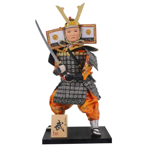 VANZACK Japanische Samurai Puppe Dekorative Figur Traditionelle Handwerkskunst Feine Detailarbeit Japanisches Wohnaccessoire Perfektes für Hauswarming und Liebhaber Japanischer Kultur VANZACK Japanische Samurai Puppe Dekorative Figur Traditionelle Handwerkskunst Feine Detailarbeit Japanisches Wohnaccessoire Perfektes für Hauswarming und Liebhaber Japanischer Kultur von VANZACK