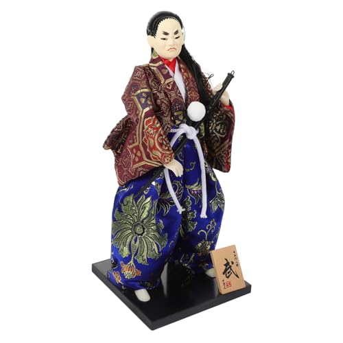 VANZACK Japanische Samurai Puppe Dekoratives Kunsthandwerk Japanischer Stil Heimdekoration für Liebhaber Japanischer Kultur und Festliche Tischmittelstücke von VANZACK