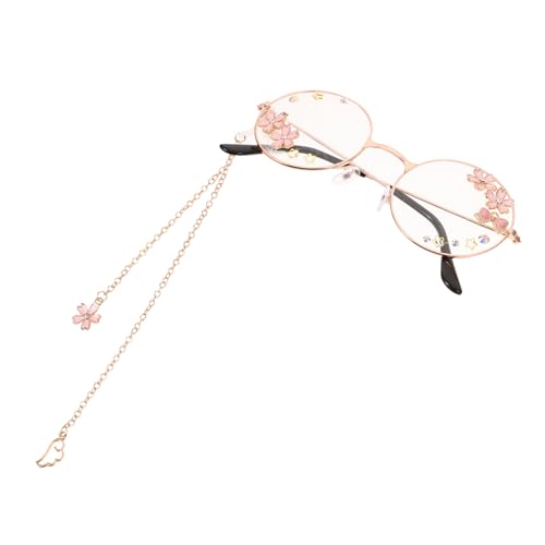 VANZACK Kawaii Rundbrille mit Kette Cosplay Sonnenbrille für Frauen Niedliche Gothic Brille mit Schleifen Design Stilvolles Accessoire für Partys und Festivals Brillen für Besondere VANZACK Kawaii Rundbrille mit Kette Cosplay Sonnenbrille für Frauen Niedliche Gothic Brille mit Schleifen Design Stilvolles Accessoire für Partys und Festivals Brillen für Besondere von VANZACK