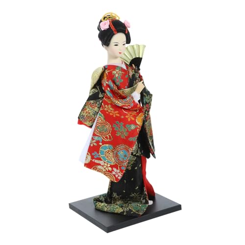 VANZACK Kimono Puppe aus Traditionelle Tischdekoration mit Lebhaften Farben und Feinen Details für Japanische Restaurants und Heimdekoration von VANZACK