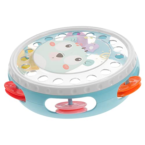 VANZACK Kinderglocke Handtrommel Tamburin Langlebiges Percussion Instrument für Fördert Rhythmus und Koordination für Partys und Konzerte von VANZACK