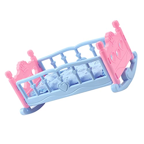 VANZACK Kinderpuppenbett Prinzessinnen Puppenbett Für Puppenbettmöbel Im Süßen Design Für Rollenspiele Puppenhaus Zubehör Für Kreative Spielstunden VANZACK Kinderpuppenbett Prinzessinnen Puppenbett Für Puppenbettmöbel Im Süßen Design Für Rollenspiele Puppenhaus Zubehör Für Kreative Spielstunden von VANZACK