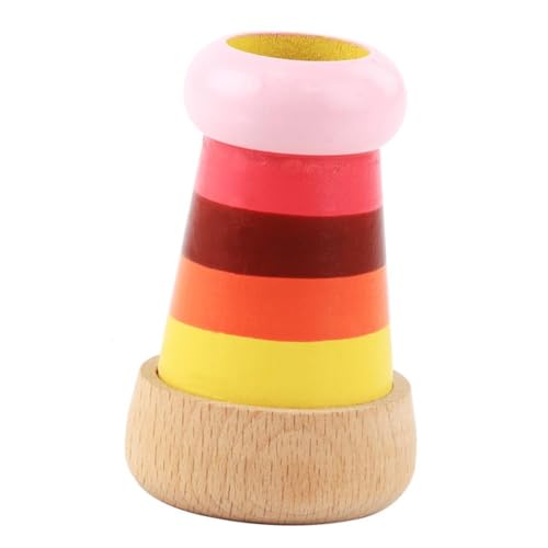 VANZACK Klassisches aus Holz für Lernspielzeug mit Drehbarem Fördert Kreativität und Interaktion Zufällige Farben von VANZACK
