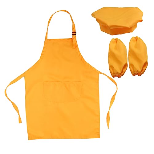 VANZACK Kochset Für Jahre Komplettes Set Mit Kochmütze Schürze Und Handschuh Für Kreatives Backen Und Basteln Spaßiges Rollenspiel Outfit Orange VANZACK Kochset Für Jahre Komplettes Set Mit Kochmütze Schürze Und Handschuh Für Kreatives Backen Und Basteln Spaßiges Rollenspiel Outfit Orange von VANZACK