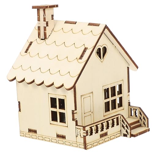 VANZACK Kreative Holz Spieluhr Im Hausdesign Handkurbel Musikbox Für Musikalisches Zum Heimdekoration Und Dekoratives Holzspielzeug Für Besondere von VANZACK