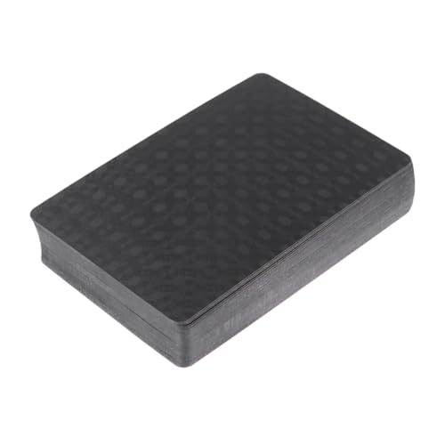 VANZACK Kreative Schwarze Pokerkarten Spielkarten Für Brettspiele Und Kartenspiele Für Home Bar Und Büro Und Langlebig Lattice Pattern Style VANZACK Kreative Schwarze Pokerkarten Spielkarten Für Brettspiele Und Kartenspiele Für Home Bar Und Büro Und Langlebig Lattice Pattern Style von VANZACK