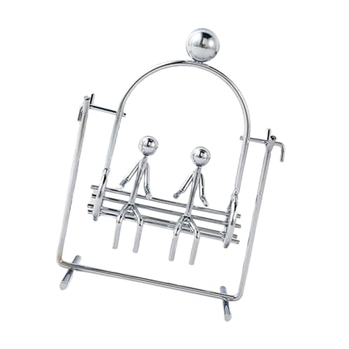VANZACK Kreatives Figurine mit Balance Ball Schwingendes Desktop Physik für Dekompression und Raumgestaltung für Büro und Zuhause von VANZACK