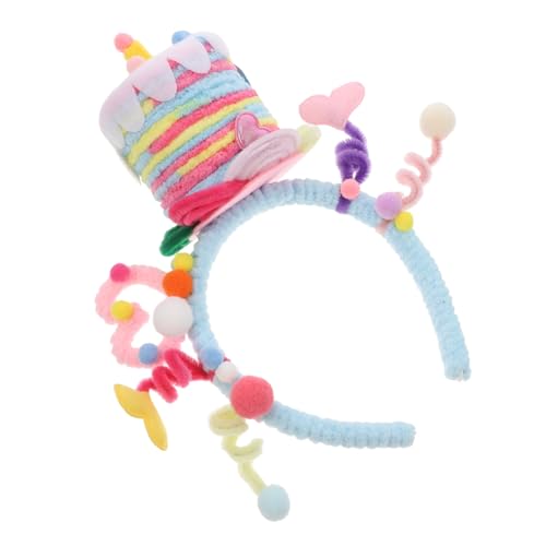 VANZACK Kreatives Geburtstags Stirnband für Mädchen Herz Cake Design Foto für Partys Dekorativ und Interaktiv für Unvergessliche Feiern und Erinnerungen von VANZACK