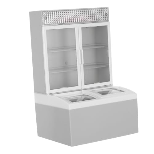 VANZACK Kühlschrank Puppenhaus Eiscreme Kühlvitrine Modell Für Rollenspiel Zubehör VANZACK Kühlschrank Puppenhaus Eiscreme Kühlvitrine Modell Für Rollenspiel Zubehör von VANZACK