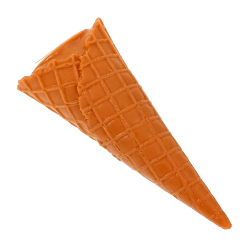 VANZACK Künstliches Eistüten Modell Lebensechte Eiswaffel Deko Fotorealistisch Für Schaufenster Fotoshooting Laden und Miniaturhausdekoration von VANZACK