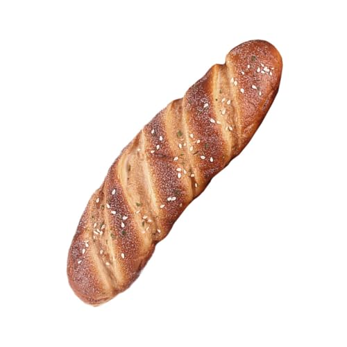 VANZACK Künstliches Französisches Sesambrot Realistisches Dekorationsmodell Für Fotografie Und Innendekoration Falsches Brot Für Stilvolle Präsentationen Und Tischdekoration von VANZACK