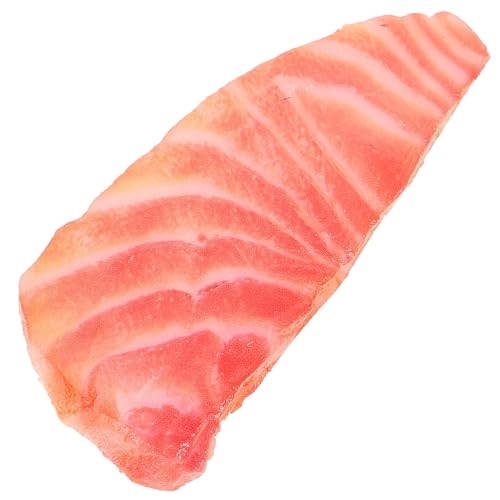 VANZACK Künstliches Lachsfilet Modell Realistisches Deko Element Für Szenenlayout Fotografie Und Aquarien Gefälschtes Essen Desktop Ornament Slice Requisite VANZACK Künstliches Lachsfilet Modell Realistisches Deko Element Für Szenenlayout Fotografie Und Aquarien Gefälschtes Essen Desktop Ornament Slice Requisite von VANZACK
