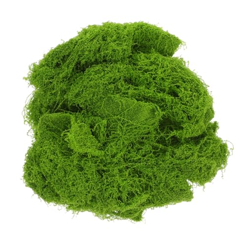 VANZACK Künstliches Moos Hellgrün Realistische Simulation Langlebig für DIY Bastelprojekte Terrarien Fischbecken Dekoration Natürliche Optik Pflegefrei von VANZACK