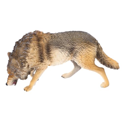 VANZACK Künstliches Wolfsmodell Realistische Wildtierfigur Für Dekorationsobjekt Für Zuhause Lernspielzeug Kognitiven Fähigkeiten Detailgetreu Gestaltet VANZACK Künstliches Wolfsmodell Realistische Wildtierfigur Für Dekorationsobjekt Für Zuhause Lernspielzeug Kognitiven Fähigkeiten Detailgetreu Gestaltet von VANZACK