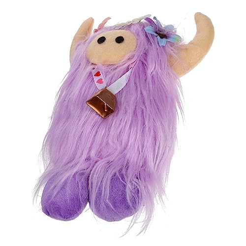 VANZACK Kuh Plüschspielzeug Süße Stofftierkuh Als Deko Für Kinderzimmer Farmspielzeug Und Geschenkidee Und Kuschelig Mit Sonnenblumenmotiv von VANZACK