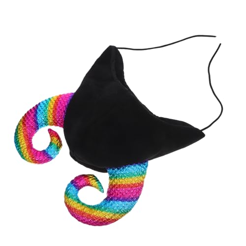 VANZACK Kuhhornmütze Weiches Leichtes Design Lustiger Cosplay Hut für Party und Halloween Unisex Kostüm Kopfbedeckung für Indoor und Outdoor Veranstaltungen VANZACK Kuhhornmütze Weiches Leichtes Design Lustiger Cosplay Hut für Party und Halloween Unisex Kostüm Kopfbedeckung für Indoor und Outdoor Veranstaltungen von VANZACK