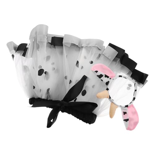 VANZACK Kuhkostüm Für Kinder, Netz-tutu-rock Und Kuhohren-stirnband, Set Für Cosplay-party, Halloween, Weihnachten, Kostümzubehör VANZACK Kuhkostüm Für Kinder, Netz-tutu-rock Und Kuhohren-stirnband, Set Für Cosplay-party, Halloween, Weihnachten, Kostümzubehör von VANZACK