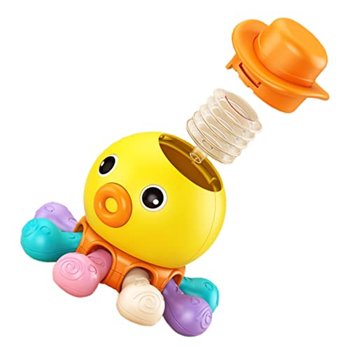 VANZACK Kunterbunter Lustiges Squeaky für Junge Mädchen Badespielzeug und Geschicklichkeit Orange für Kleinkinder im Wasser Spaß Haben von VANZACK