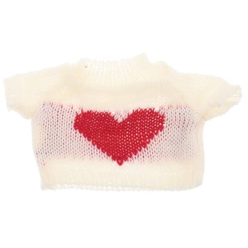 VANZACK Kuscheliger Bärenpullover für Plüschtiere Weicher Babysicherer Süßes DIY Outfit für Puppen und Stofftiere Warmes Kuschelaccessoire für Kinderzimmer und Kindergarten von VANZACK