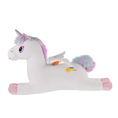 VANZACK Kuscheliges Einhorn Plüschtier Weiches Stofftier Als Spielzeugornament Oder Dekoration Für Zuhause Und Büro Niedliches Einhorn Puppenspielzeug VANZACK Kuscheliges Einhorn Plüschtier Weiches Stofftier Als Spielzeugornament Oder Dekoration Für Zuhause Und Büro Niedliches Einhorn Puppenspielzeug von VANZACK