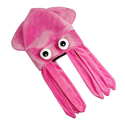 VANZACK Lustiger Octopus Hut für Kreative Tiermütze für Halloween Geburtstagsfeiern und Bühnenauftritte Hautfreundlichem Material für Besondere Anlässe von VANZACK