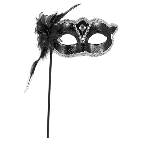 VANZACK Maskerade Damen Spitze Handheld Maske mit Ergonomisch Geformt Langlebiges Material für Halloween Karneval Abschlussball Cosplay und Bühnenauftritte VANZACK Maskerade Damen Spitze Handheld Maske mit Ergonomisch Geformt Langlebiges Material für Halloween Karneval Abschlussball Cosplay und Bühnenauftritte von VANZACK