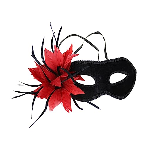 VANZACK Maskerade Maske Frauen-maskerade-maske Cosplay-masken Ausgefallene Spitzenmaske Kostüm Maske Rosenblumen-maskerademasken Kostüme Spitzenmasken Für Frauen Party Rot Simulation Feder VANZACK Maskerade Maske Frauen-maskerade-maske Cosplay-masken Ausgefallene Spitzenmaske Kostüm Maske Rosenblumen-maskerademasken Kostüme Spitzenmasken Für Frauen Party Rot Simulation Feder von VANZACK