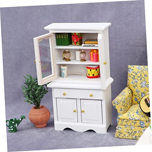 VANZACK Maßstab Dekoratives Mini Regal für Zimmer Einrichtung und Szene Gestaltung Leichtes Holz Modell für Puppenhaus Zubehör und Foto Requisiten von VANZACK