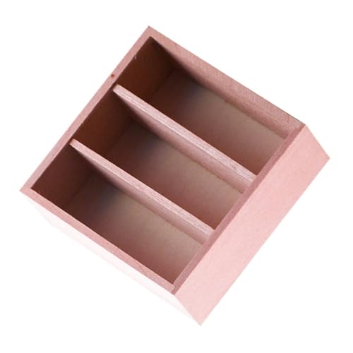 VANZACK Maßstab Miniatur Puppenhausmöbel Detaillierter Miniatur Aufbewahrungsschrank Vielseitig für Wohnzimmer Esszimmer Schlafzimmer Hochwertiges Holzmodell von VANZACK
