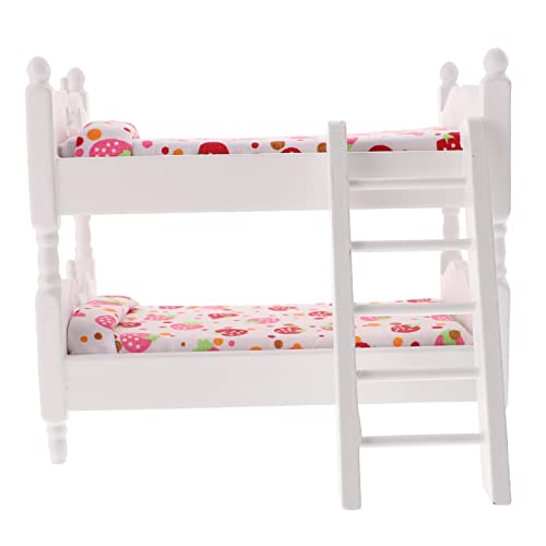 VANZACK Maßstab Puppenmöbel Schlafzimmer Dekoration Kinderzimmer Zubehör Realistisches Mini Haus Bett Accessoire VANZACK Maßstab Puppenmöbel Schlafzimmer Dekoration Kinderzimmer Zubehör Realistisches Mini Haus Bett Accessoire von VANZACK