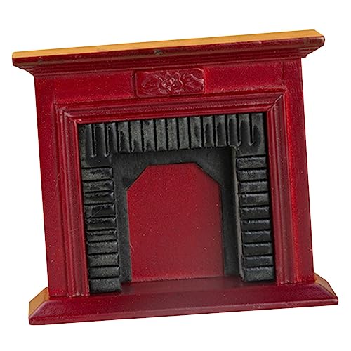 VANZACK Maßstab Retro Roter Kamin Dekoration Für Mini Puppenhaus Möbel Szenendekoration Puppenhaus Zubehör VANZACK Maßstab Retro Roter Kamin Dekoration Für Mini Puppenhaus Möbel Szenendekoration Puppenhaus Zubehör von VANZACK