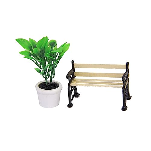 VANZACK Maßstab Retro Vintage Modell Puppenhaus Gartenmöbel Dekoration Holzfarbe Geeignet für Miniaturhäuser und Innenraumgestaltung VANZACK Maßstab Retro Vintage Modell Puppenhaus Gartenmöbel Dekoration Holzfarbe Geeignet für Miniaturhäuser und Innenraumgestaltung von VANZACK