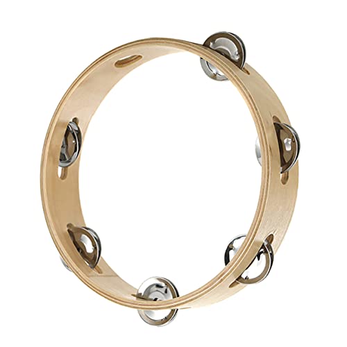 VANZACK Metall Tamburin für Percussion Handtrommel Ergonomisches Design Fördert Konzentration und Koordination Langlebiges Material für Musikunterricht von VANZACK