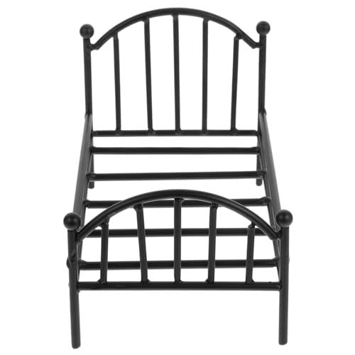 VANZACK Metallbett Puppenbett Für Puppenhaus Dekoratives Möbelstück Als Schlafzimmer Zubehör Und Mini House Accessoire VANZACK Metallbett Puppenbett Für Puppenhaus Dekoratives Möbelstück Als Schlafzimmer Zubehör Und Mini House Accessoire von VANZACK