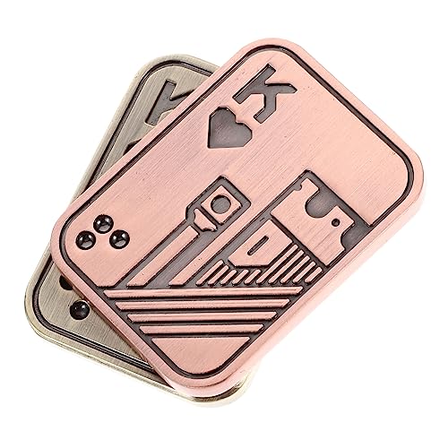 VANZACK Metallisches Poker Fidget für Männer Zappelspielzeug für für Schreibtisch und Büro Stressabbauend mit Perfektes von VANZACK
