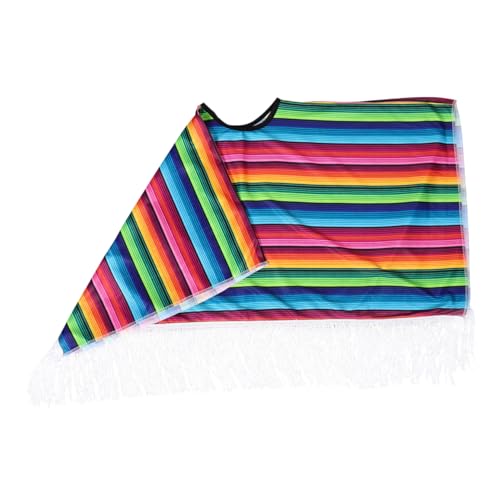VANZACK Mexikanischer Schal Für Halloween Verkleiden Accessoire Superheldenkostüm Für Dekorativer Halloween-umhang Kindermagierkostüm Kinderkostüme Polyester von VANZACK