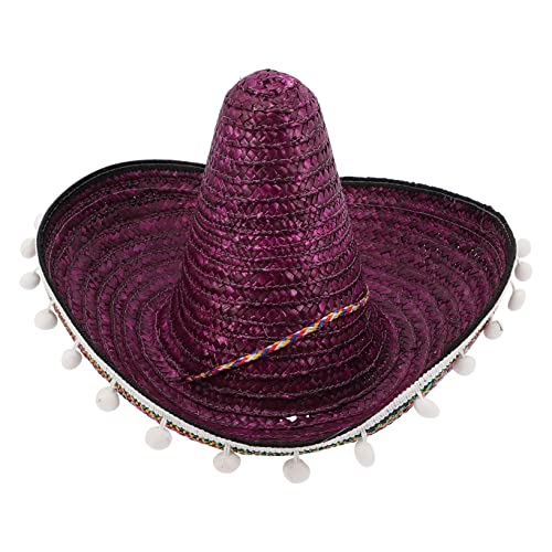 VANZACK Mexikanischer Sombrero Partyhut mit Farbigen Pom Poms Strohhut Lustiges Mexikanisches Partyzubehör für Festival Karneval und Themenfeiern VANZACK Mexikanischer Sombrero Partyhut mit Farbigen Pom Poms Strohhut Lustiges Mexikanisches Partyzubehör für Festival Karneval und Themenfeiern von VANZACK