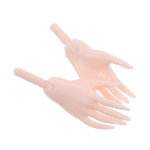 VANZACK Mini Doll Hand Modelle Ersatzteile Bewegliche Kleine Plastikhandteile für Puppenhaus Reparatur Detailgetreue Miniatur Handmodelle aus Sicherem Material für Bastelpuppen von VANZACK